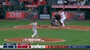 Hunter Renfroe launches a home run to center field to give the Angels the lead over the Astros