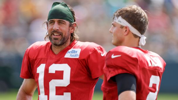 Jets' Aaron Rodgers expects a 'heaven' and 'hell' relationship with Zach Wilson