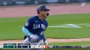 Julio Rodríguez smacks an opposite field home run in the Mariners' 9-2 victory over the Tigers