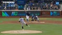 Mets' Brandon Nimmo crushes a solo homer to right field taking an early lead against the Rockies