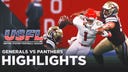 New Jersey Generals vs Michigan Panthers Highlights | USFL on FOX