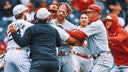 Phillies’ Bryce Harper ejected after charging Rockies dugout