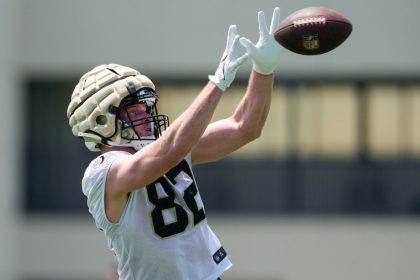 Saints' Moreau on field at OTAs after cancer scare