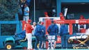 Spectator tumbles over railing into Red Sox bullpen in Philadelphia