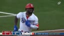 Adolis García smacks a solo homer to left, extending the Rangers' lead over the Cardinals