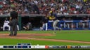 Brewers' Willy Adames destroys a three-run shot off Guardians ace Shane Bieber, extending the lead to 4-0