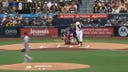 Fernando Tatis Jr. CRANKS a solo home run to give the Padres an early lead over the Guardians