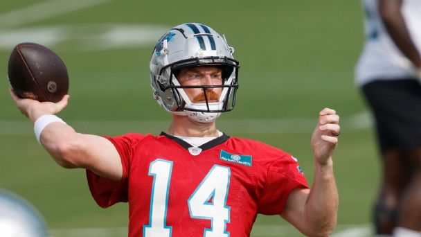 How Panthers' Andy Dalton is embracing role as Bryce Young's mentor