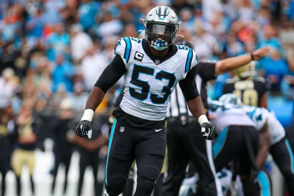 Panthers' Burns eyes new deal among top OLBs
