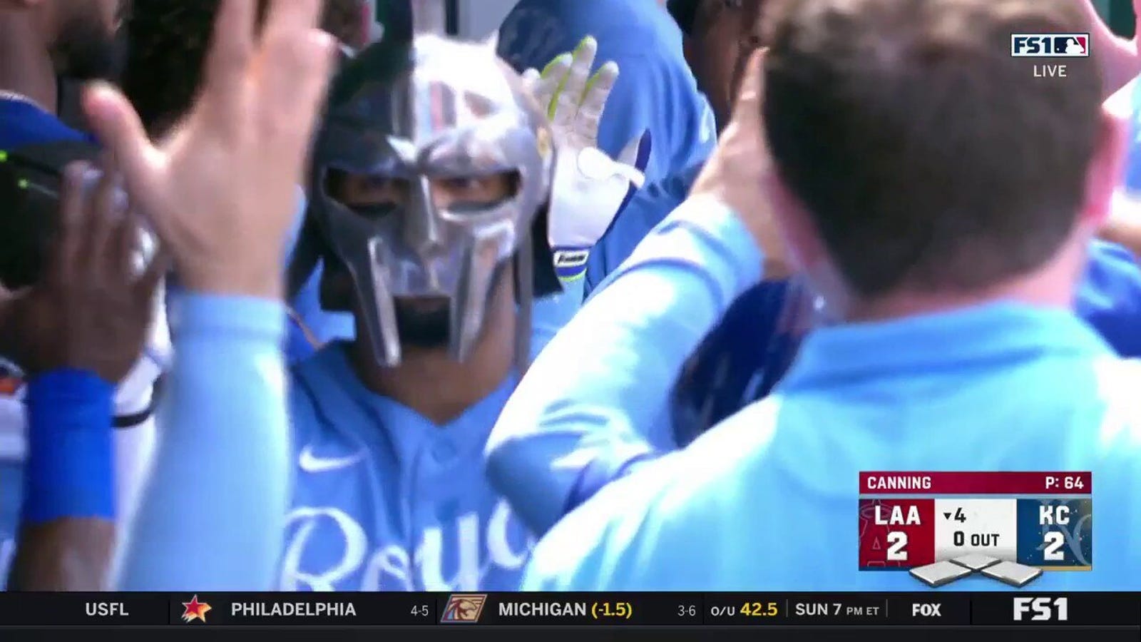 MJ Melendez smashes a two-run homer, bringing the Royals to a tie with the Angels