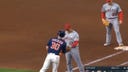 Shohei Ohtani shows humorous sportsmanship as he tags out Astros' Kyle Tucker