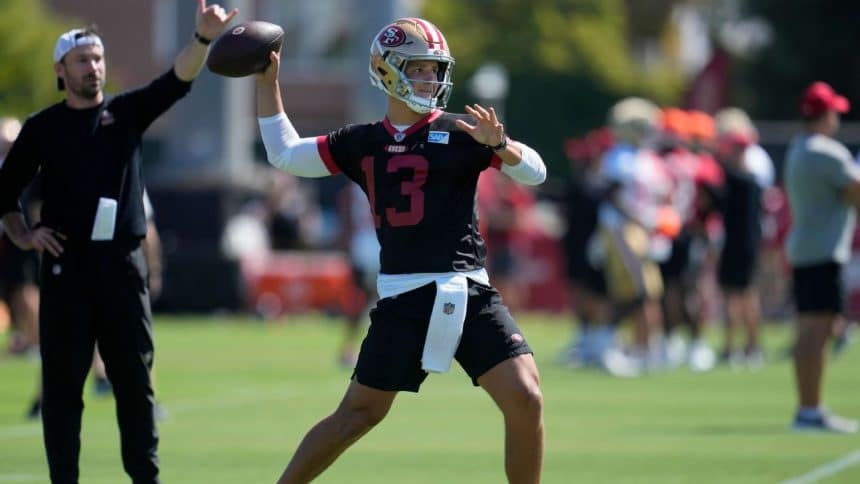 49ers' Purdy returns to practice, 'arm feels great'