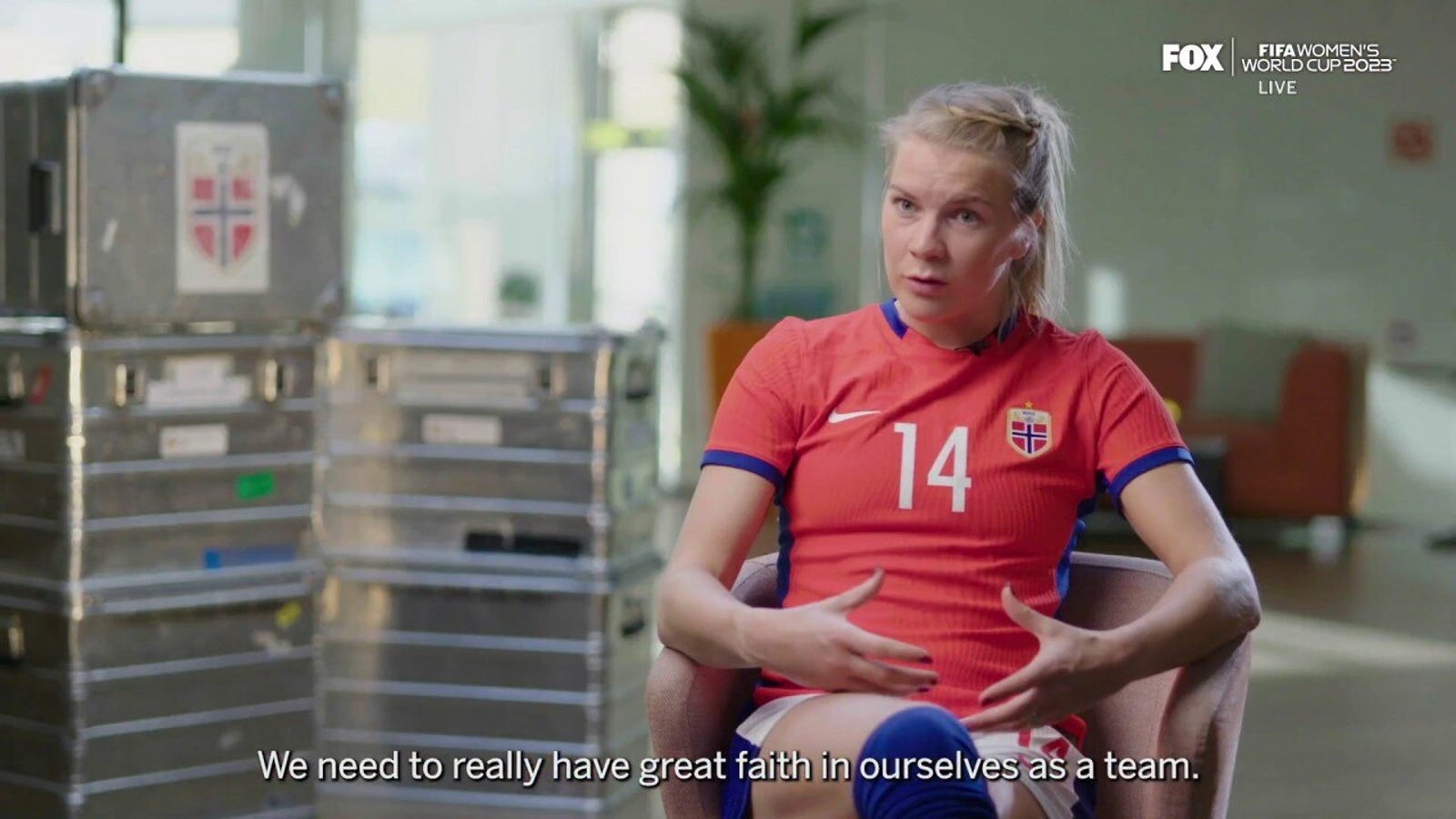 "I feel that it's only going forward and upwards now" - Ada Hegerberg talks World Cup expectations