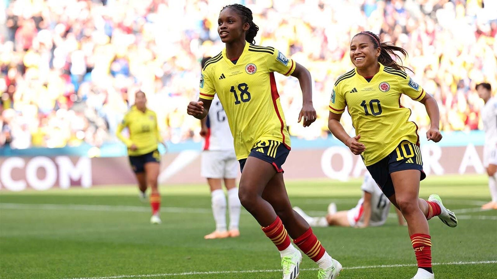 Colombia's Linda Caicedo scores goal vs. Republic of Korea in 39' 