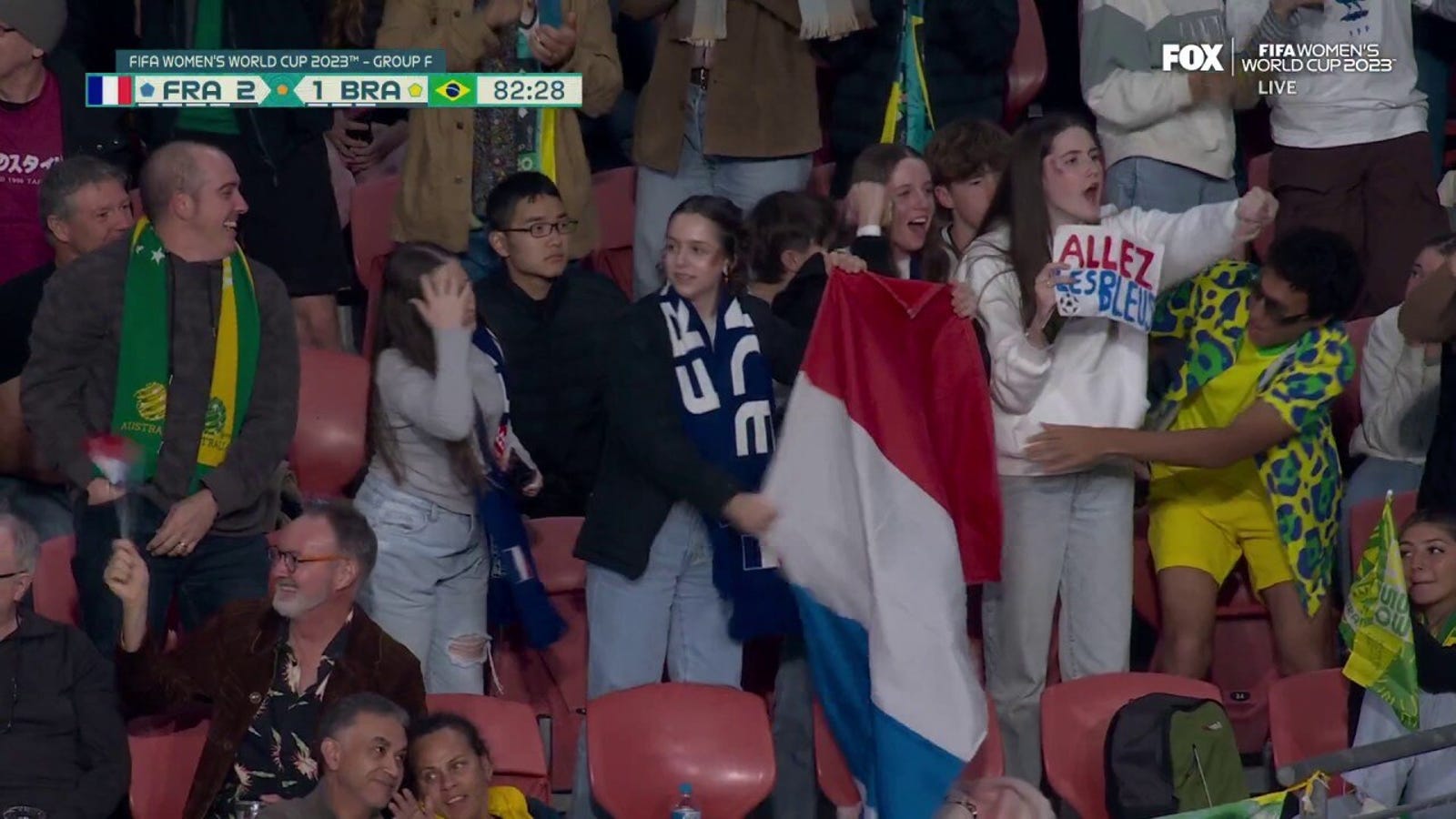 France's Wendie Renard scores goal vs. Brazil in 83' 