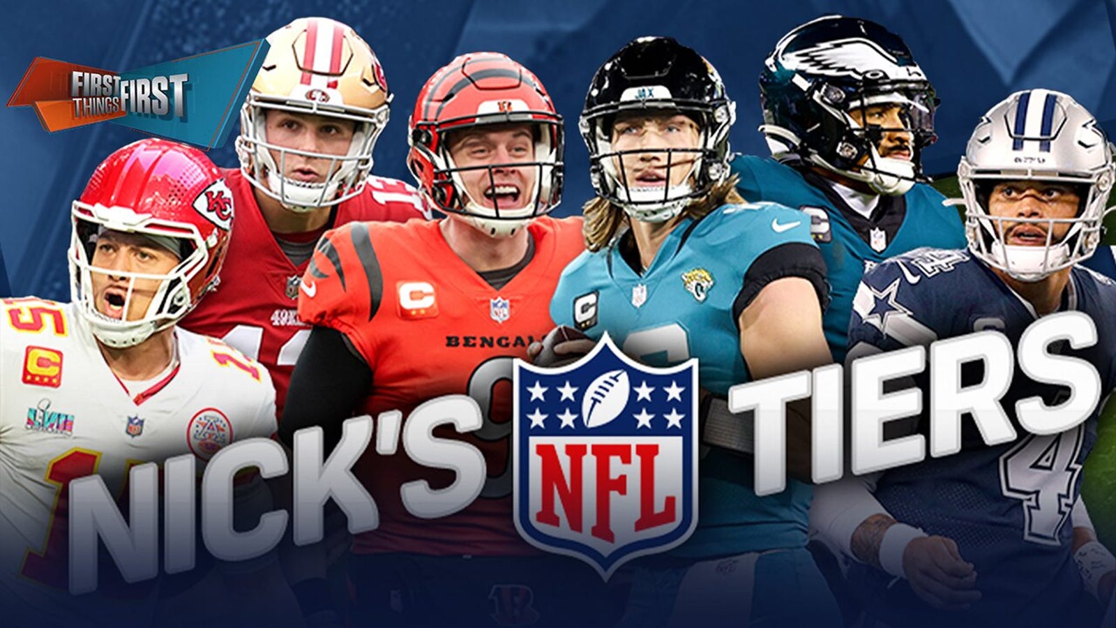 Chiefs, Bengals & Eagles sit atop Nick Wright's 2023 NFL Tiers