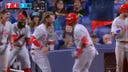 Phillies' Cristian Pache pinch hits a go-ahead two-run homer, sealing a 4-3 victory over the Marlins