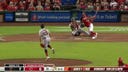 Reds' Christian Encarnacion-Strand's first career hit is a GO-AHEAD, three-run MOONSHOT against the Giants