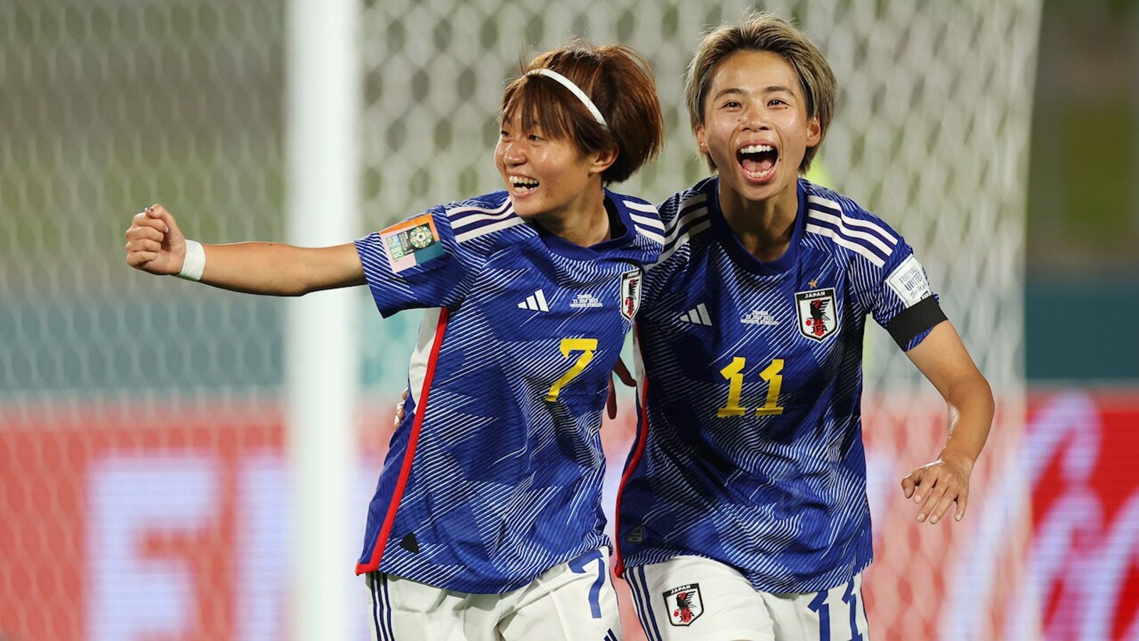 Japan's Mina Tanaka scores goal vs. Zambia