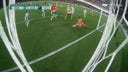 Australia's Mackenzie Arnold makes a great save to keep Sweden's lead at 1-0