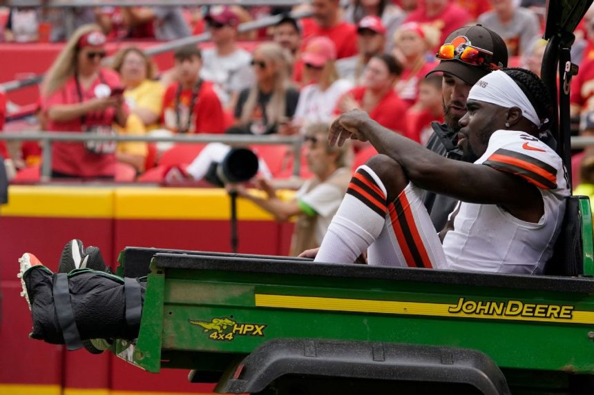 Browns WR Grant suffers 'significant' knee injury