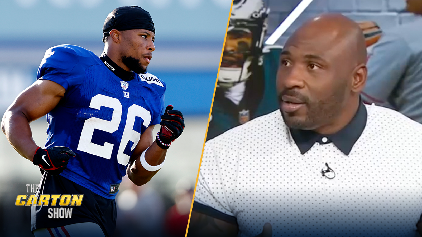 Former Giants RB Brandon Jacobs defends Saquon Barkley 