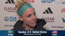 'It's probably my last game ... being able to wear this crest' — Julie Ertz speaks after the United States' loss to Sweden in the World Cup