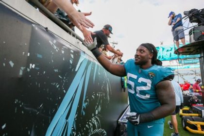 Jaguars put DT Hamilton on IR with back issue