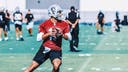 Jimmy Garoppolo leaves Raiders practice early as coaches monitor injured foot