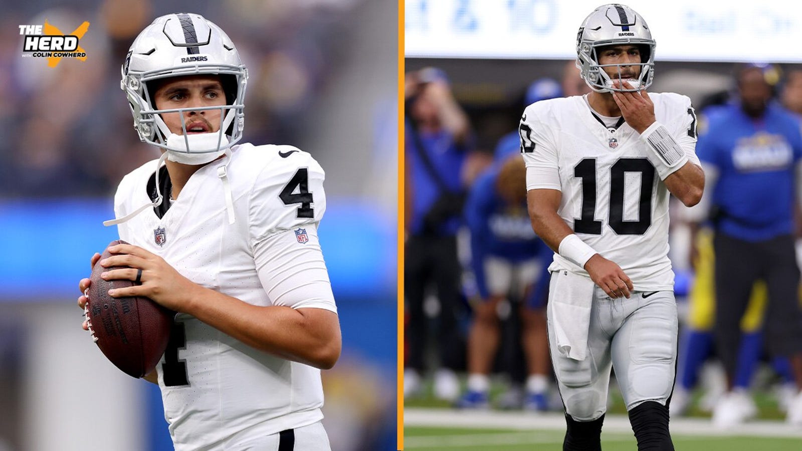 Do Raiders start Jimmy Garoppolo or Aidan O'Connell moving forward?