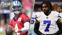 Like Dak Prescott's response to trash talk from Trevon Diggs? | SPEAK