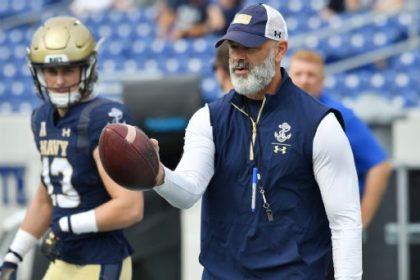 Meet the former national park tour guide now leading Navy football