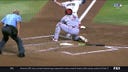 Reds' Noelvi Marte makes a nice throw to home plate to record an out and prevent the Diamondbacks from scoring