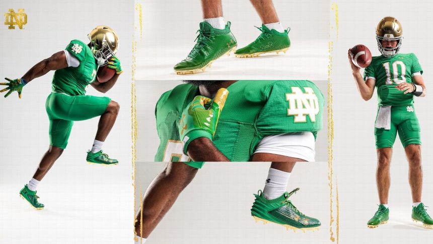 'Show me the green jerseys': Notre Dame channels 'Jerry Maguire' for alternate uniform reveal