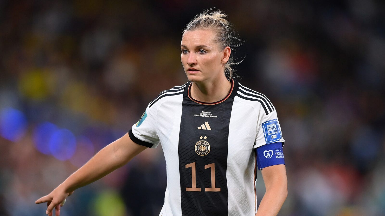 Germany's Alexandra Popp scores goal vs. South Korea in 42'