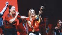 Spain celebrates World Cup at home with Olga Carmona remembering her late father