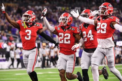 UGA ends Bama, Clemson run as preseason fave