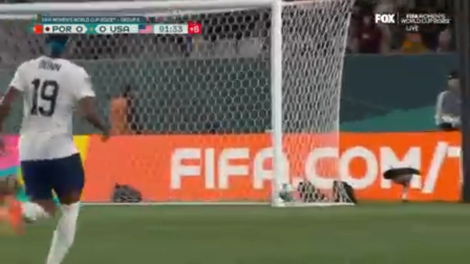 Portugal's Ana Capeta was inches away from eliminating the USA