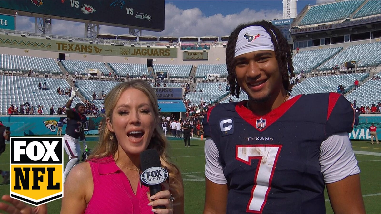 C.J. Stroud breaks down the Texans' win over the Jaguars 