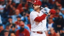 Bryce Harper tosses helmet into stands where it’s retrieved by 10-year-old