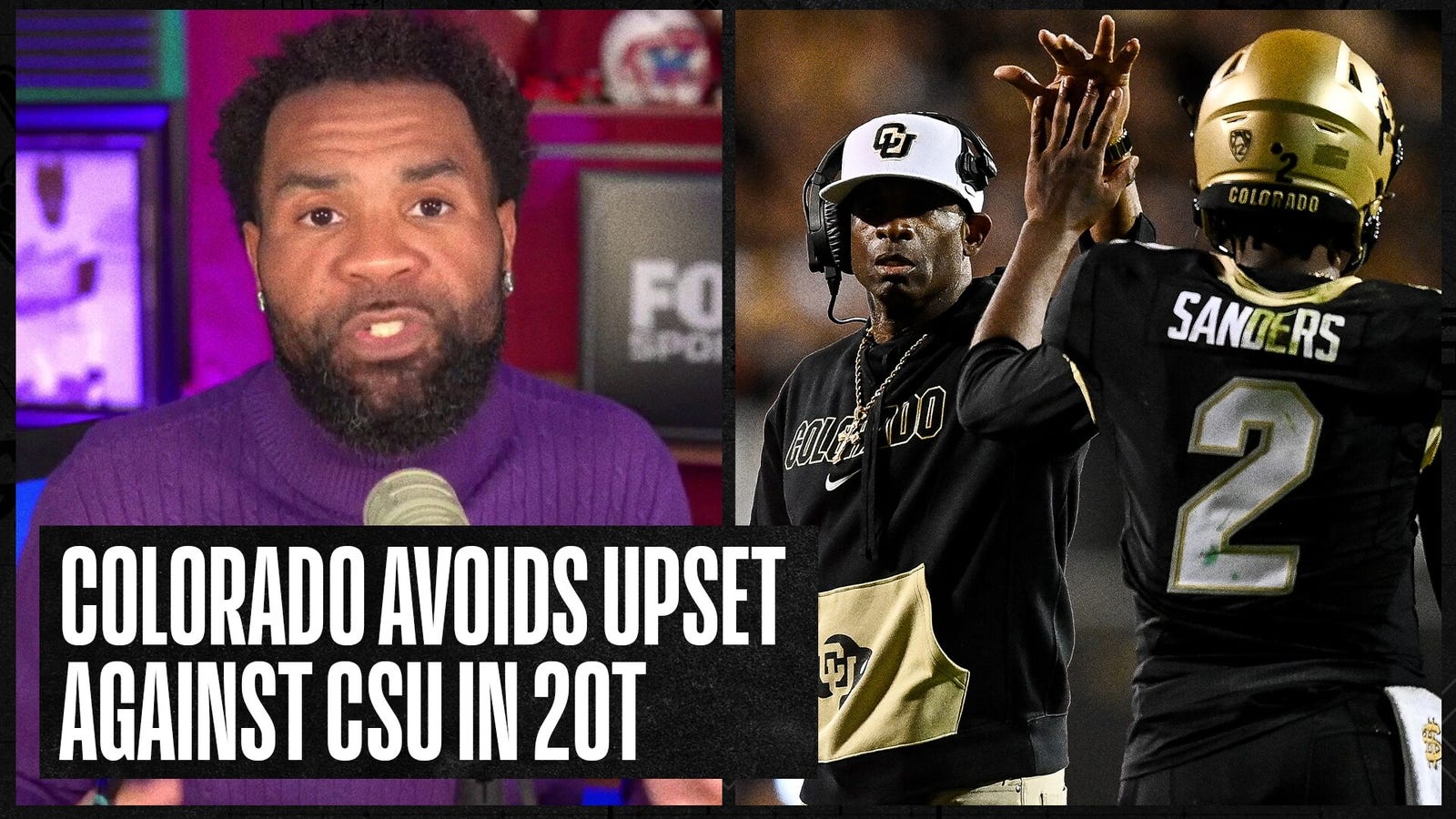 Deion Sanders, Colorado avoid upset