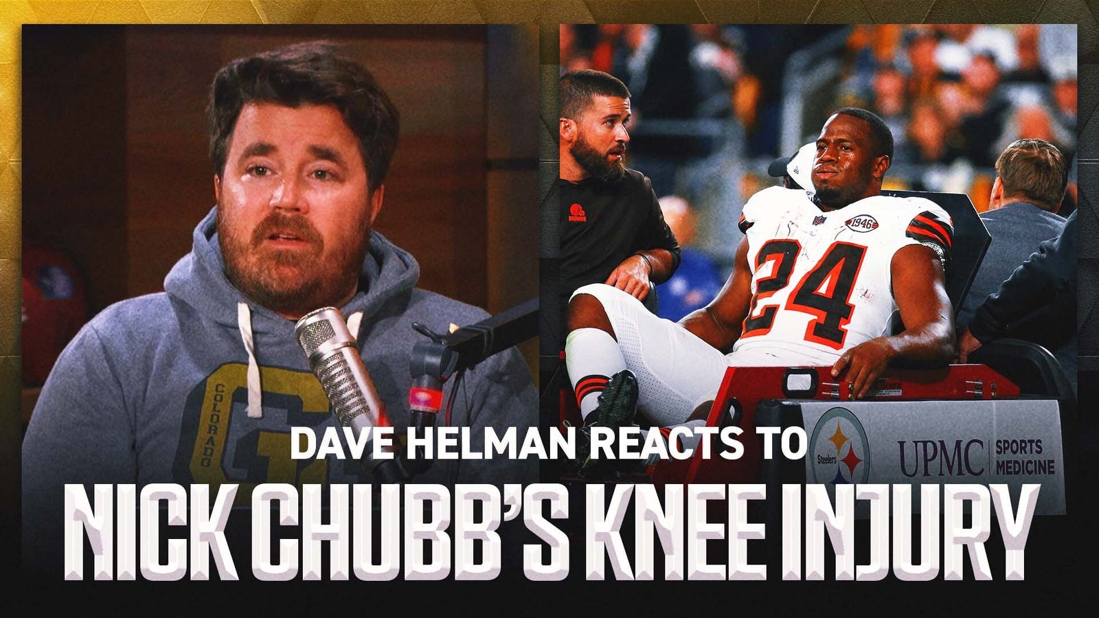 Dave Helman reacts to Nick Chubb's crushing injury in Browns' loss