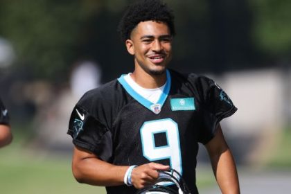 If Peyton, Bradshaw, Elway, Aikman totaled 10 rookie wins, what is rookie success for Panthers' Bryce Young?