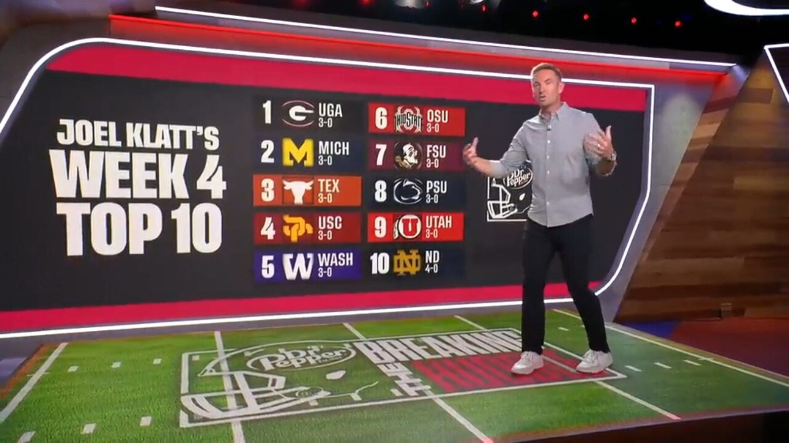 Georgia, Michigan & Washington headline Joel Klatt's CFB Top 10