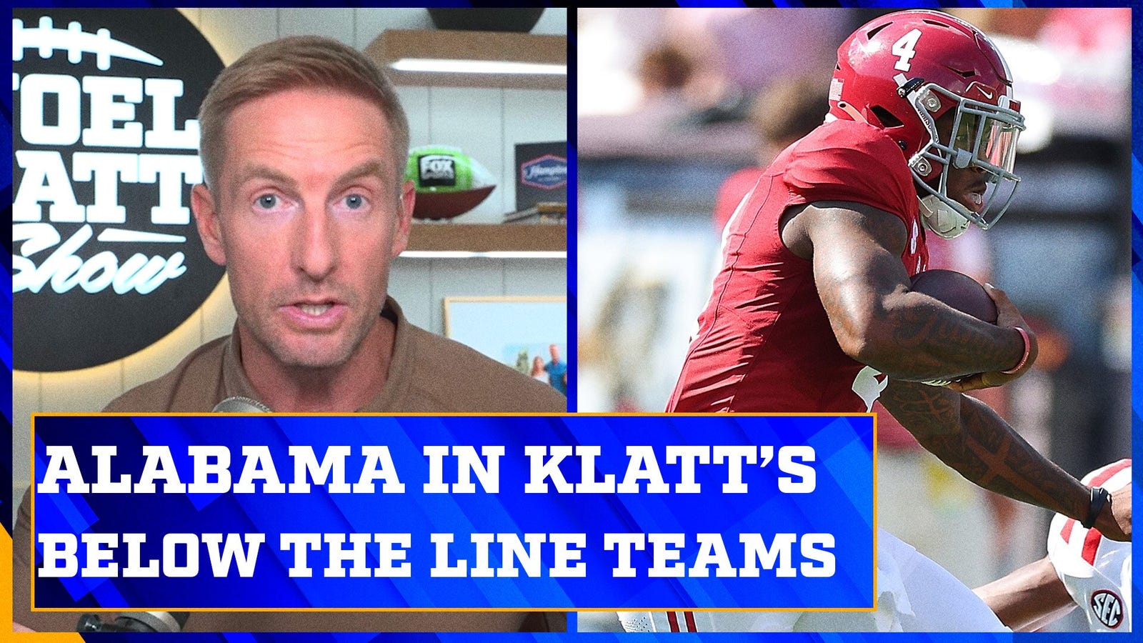 Notre Dame and Alabama land in Joel Klatt's below-the-line teams