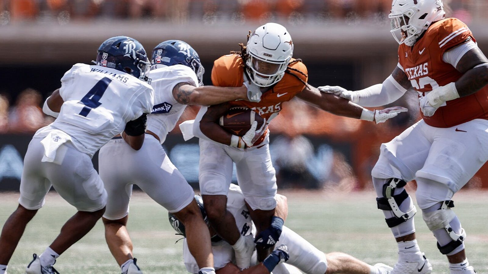 Rice Owls vs. No. 11 Texas Longhorns Highlights 