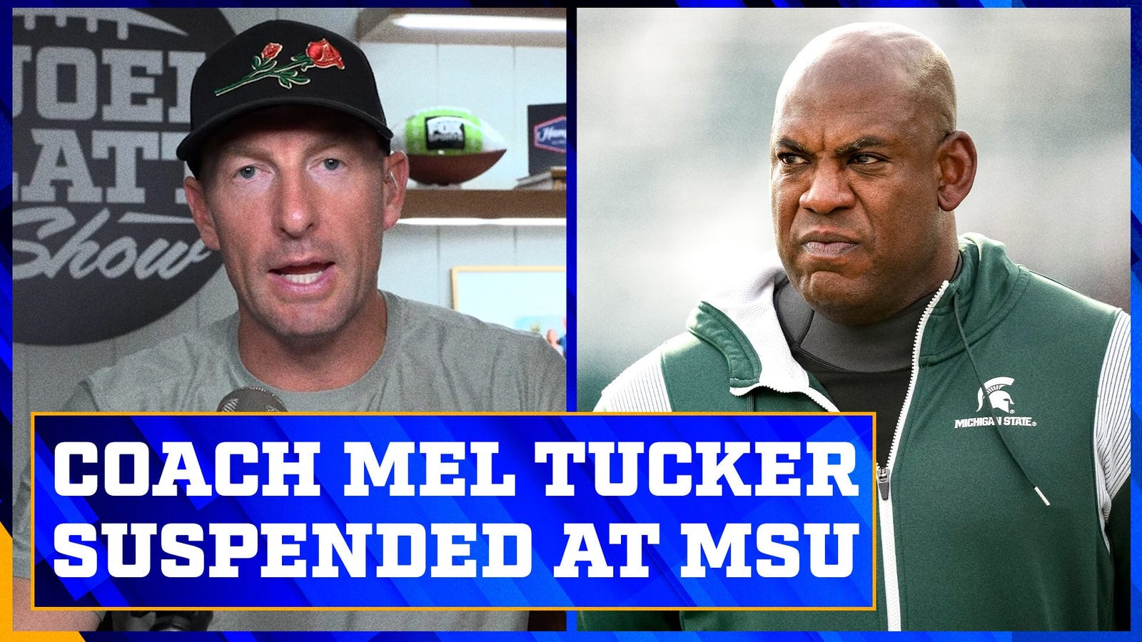 Michigan State head coach Mel Tucker has been suspended