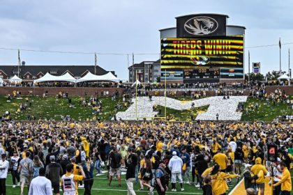 Mizzou fined $100K for field rush under new policy