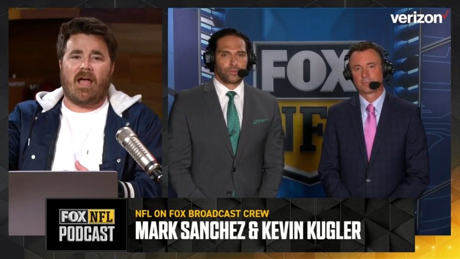 David Helman, Kevin Kugler, Mark Sanchez react to Rams vs. 49ers