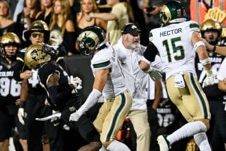 No grudges: Hunter hangs with CSU's Blackburn
